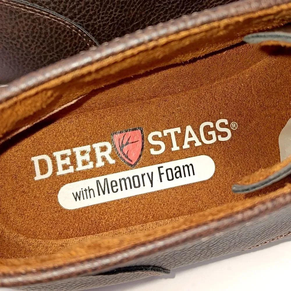 DEER STAGS Men’s Dark Brown Freeport Chukka Boots Size 8.5 Classic Versatile